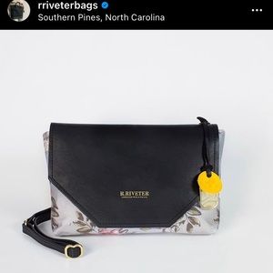 R Riveter Patton, Painterly Floral, VGUC